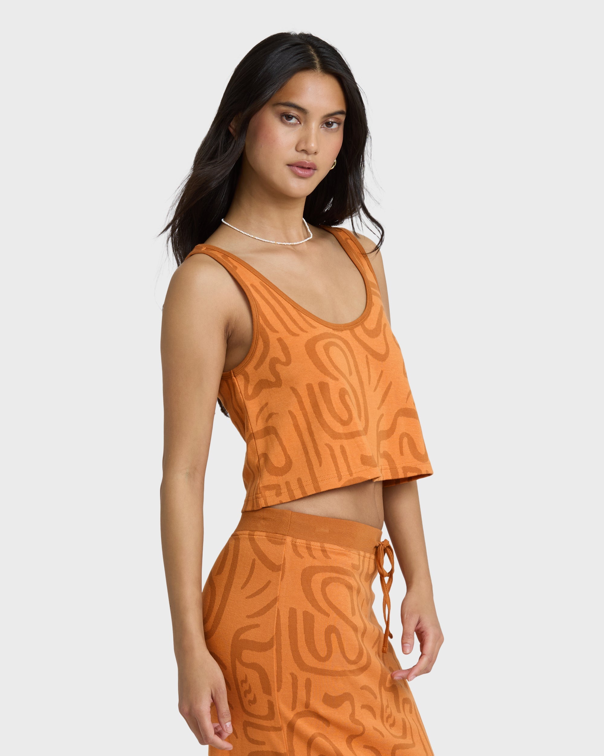 BILLABONG EMBERS KNIT TNK TNG-TANGERINE XS