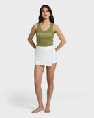 BILLABONG YOUR CRUSH SKORT SCS1-SALT CRYSTAL XS