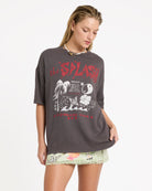 BILLABONG LOTTIE HALL SS TEE OB1-OFF BLACK L