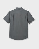 QUIKSILVER MIRRORED CLASSIC TEE GGN-GRANITE GREEN L