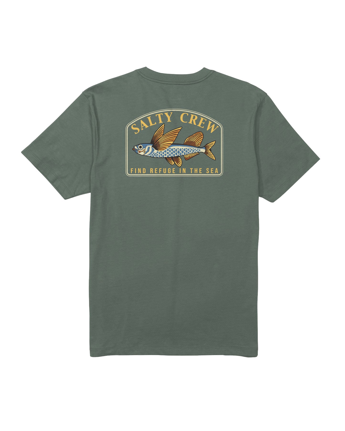 SALTY CREW FLY HOME SS TEE Laurel Wreath S