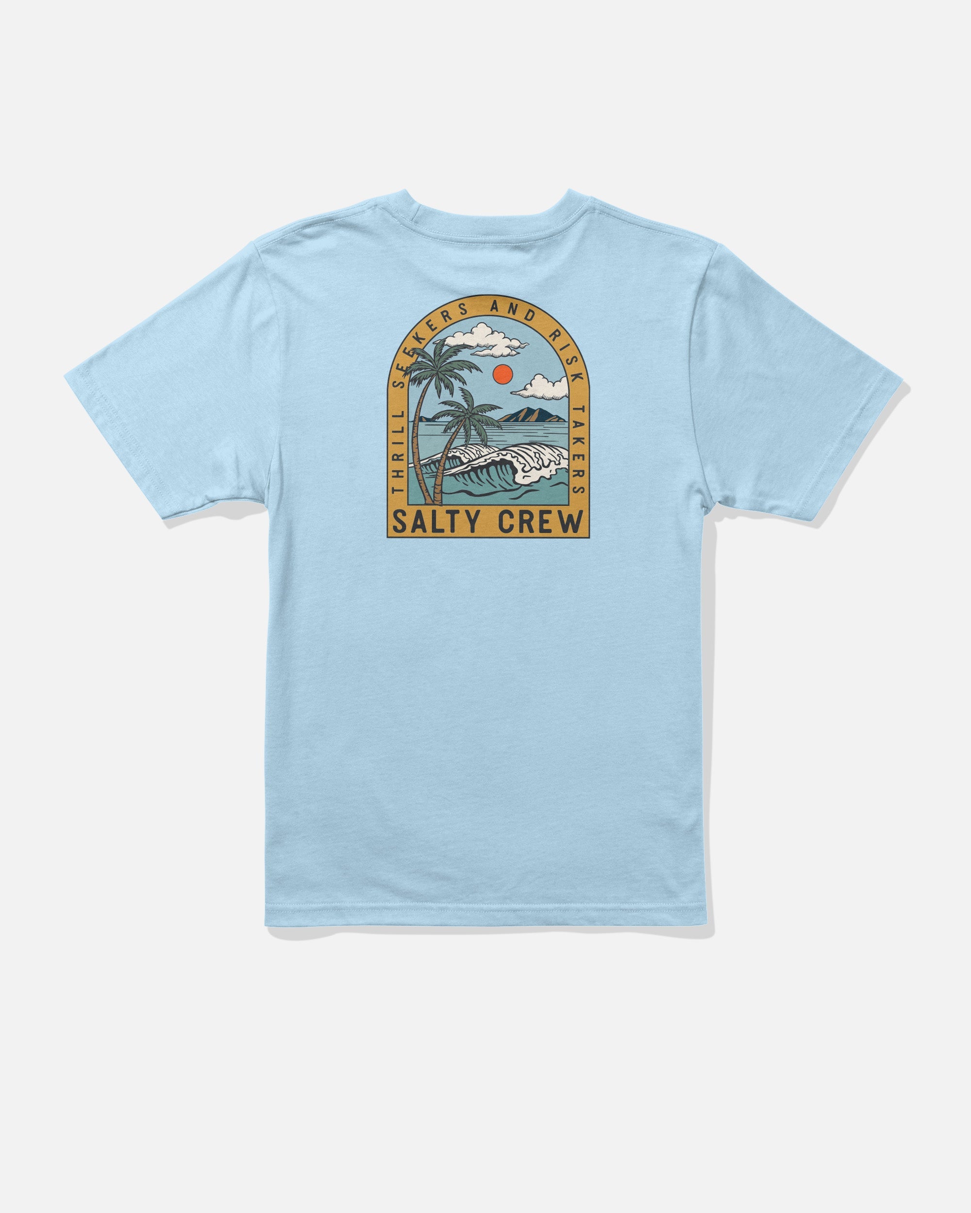 SALTY CREW ARCHWAY BOYS SS TEE Clear Sky S