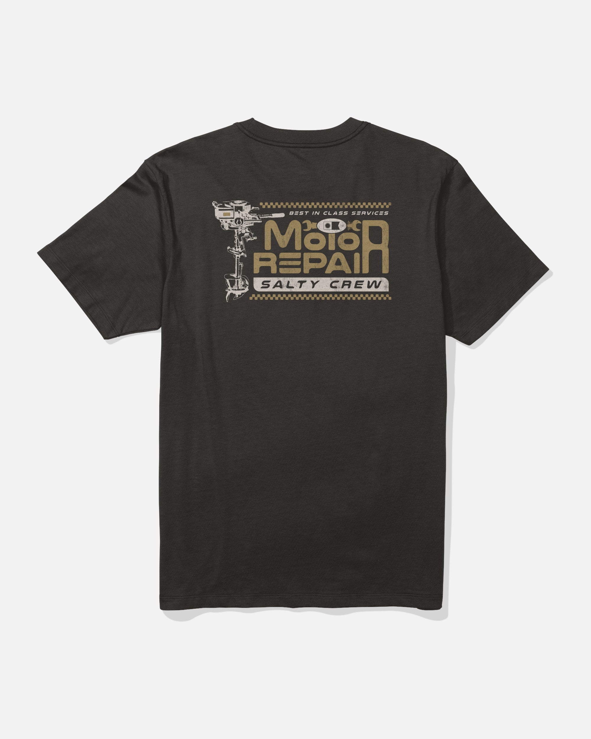 Salty Crew Motor Repair SS Tee Black XXL