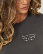 Salty Crew SHARK ANATOMY MODERN TEE - Shirt Charcoal L