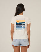 Salty Crew Retro Wave Modern Tee OffWhite S