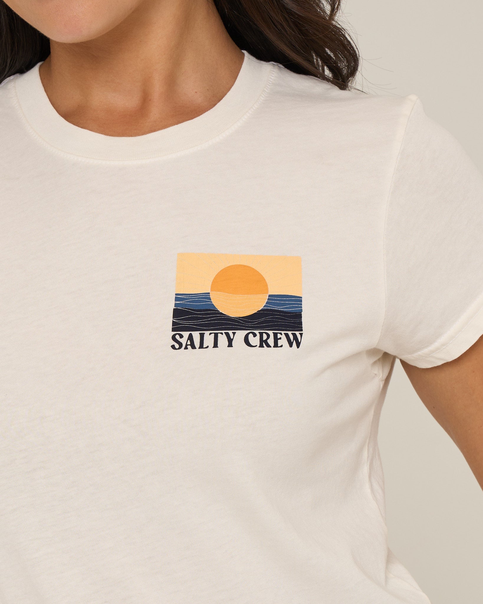 Salty Crew Retro Wave Modern Tee OffWhite S
