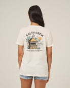 Salty Crew Beach Hut BF Tee OffWhite XS