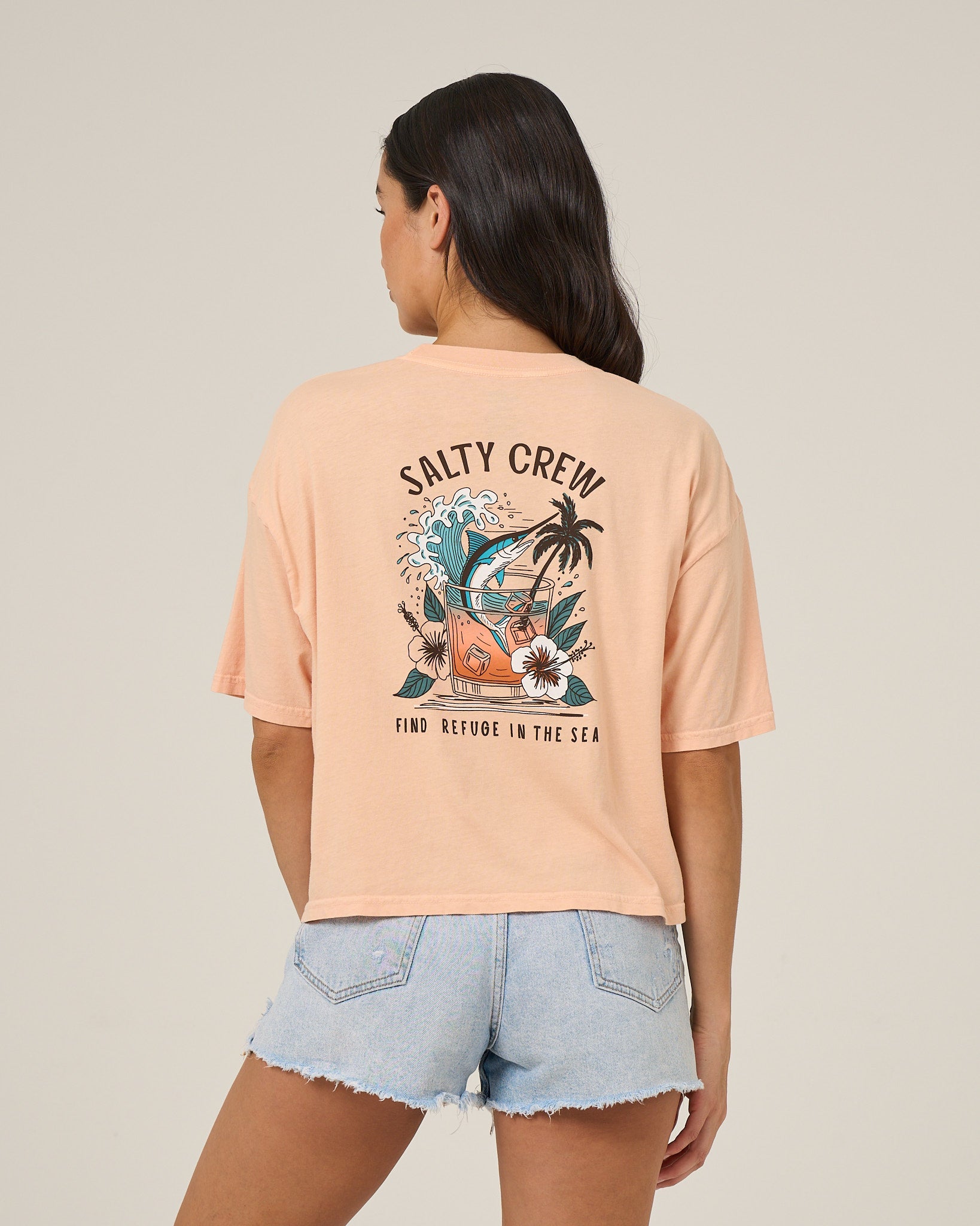 Salty Crew Mai Tai Tails Skimmer Apricot M