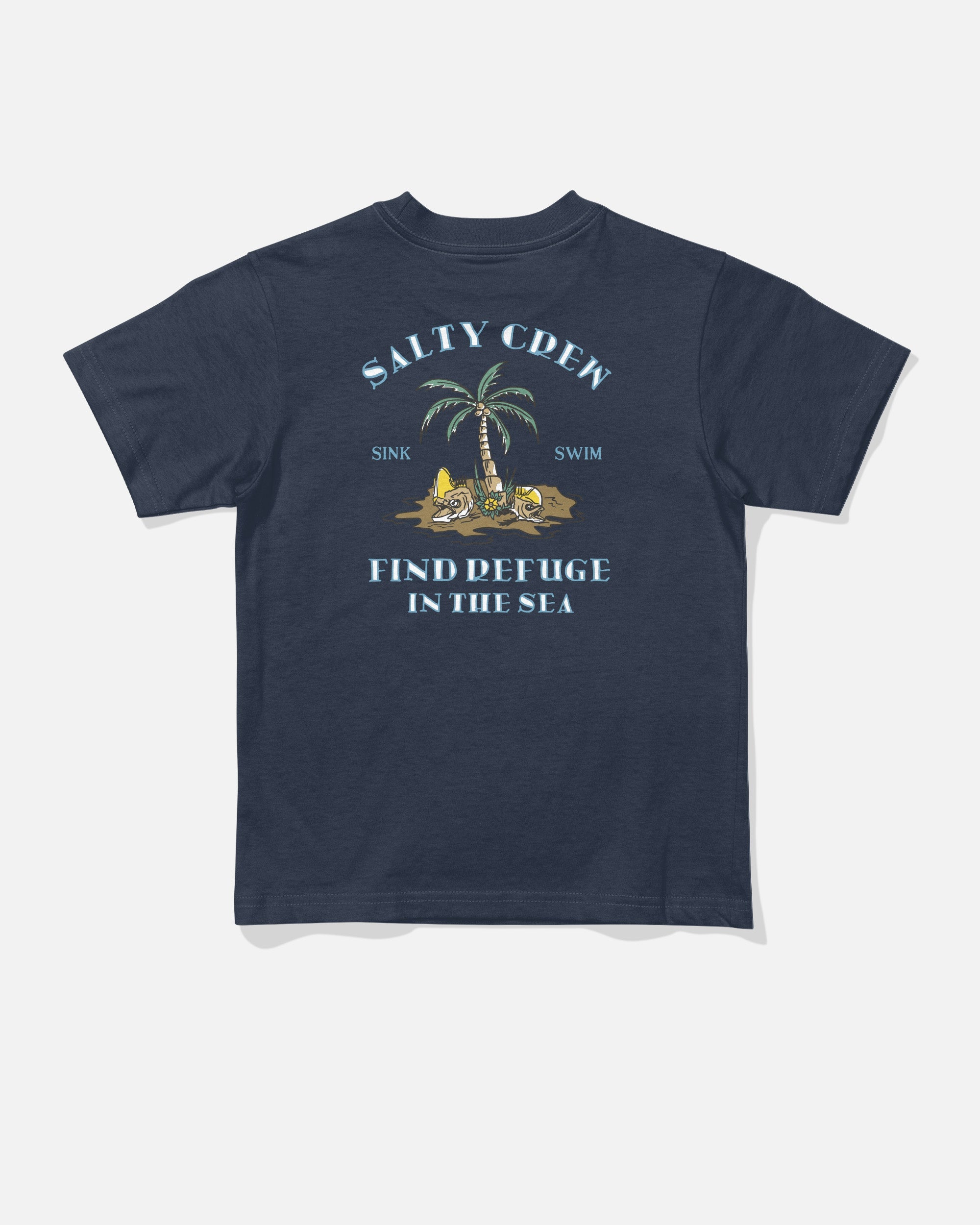 Salty Crew Deserted Toddler SS Tee Navy 5