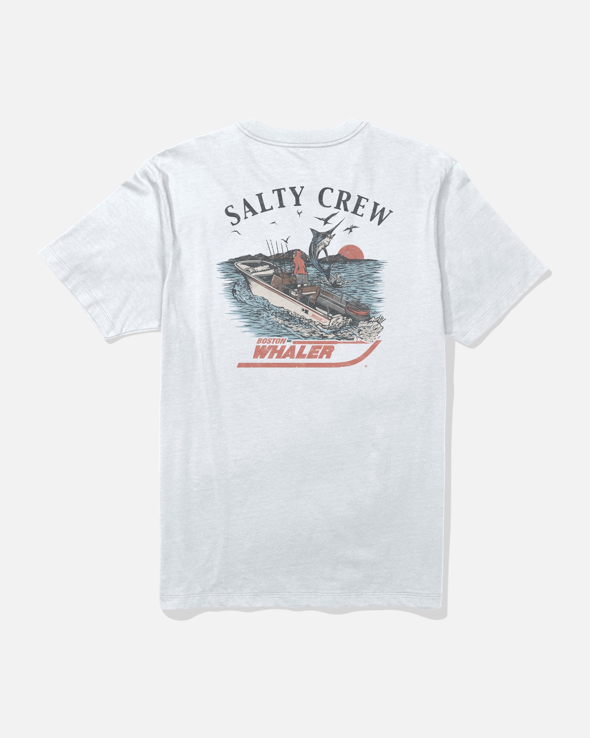 Salty Crew Whaler Chase SS Tee White L