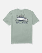 Salty Crew Throttle Classic SS Tee Aqua Grey S
