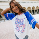 RIP CURL SURF CLUB HERITAGE TEE 3021 - Bone XS