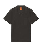 Rhythm Vintage Terry Polo BLK-Vintage Black 2M