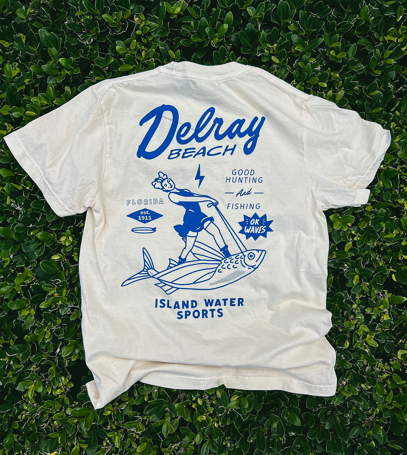 IWS Delray Flyer SS Tee Ivory XXL