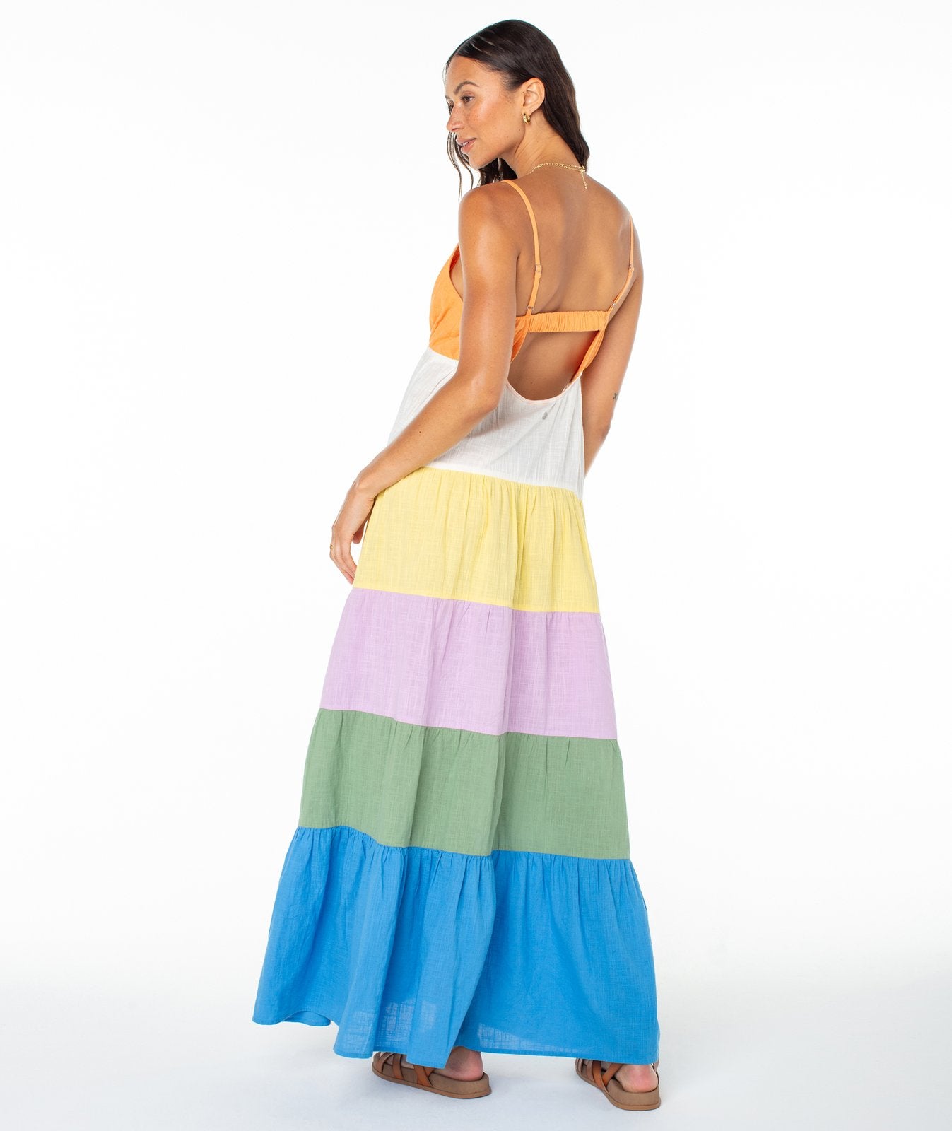Roxy Honolulu Glow Maxi Dress MUL M