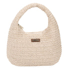 Sun N Sand Paper Straw Clutch Natural