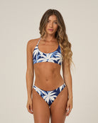 Salty Crew Palms Up Rev Midi Bikini Bottom BrightNavy L