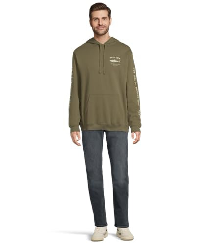 Salty Crew Bruce Hooded Fleece Dusty Olive L