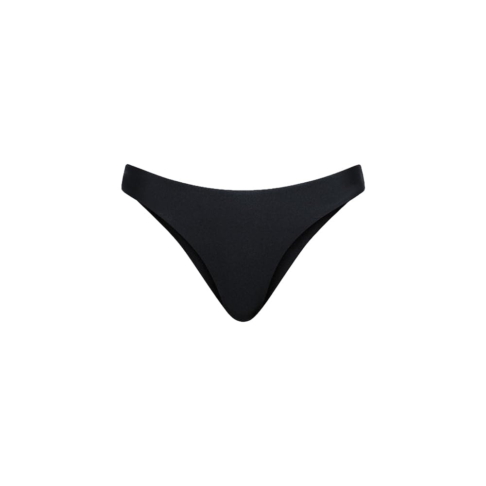 Kulani Kini Minimal Full Coverage Bikini Bottom  TwilightBlack L