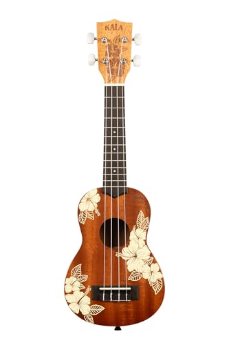 Kala Soprano Ukulele Mahogany Hibiscus