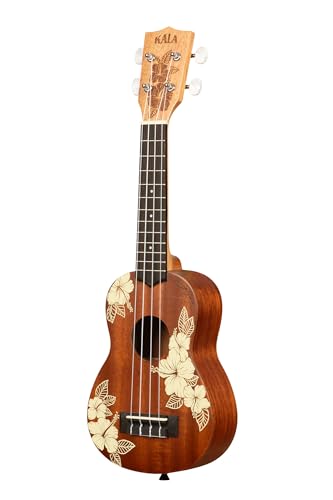 Kala Soprano Ukulele Mahogany Hibiscus