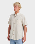 QUIKSILVER MIRRORED CLASSIC TEE MST-MOONSTRUCK L