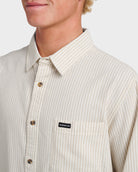 QUIKSILVER MIRRORED CLASSIC TEE MST-MOONSTRUCK L