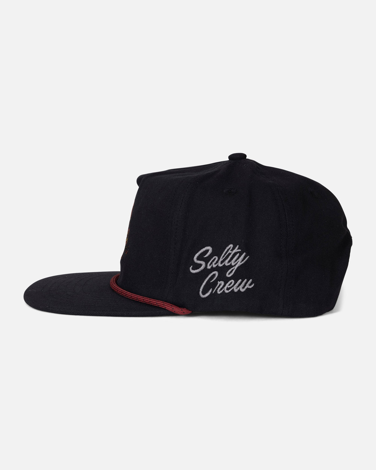 Salty Crew Coastal Snapback Hat BLACK OS