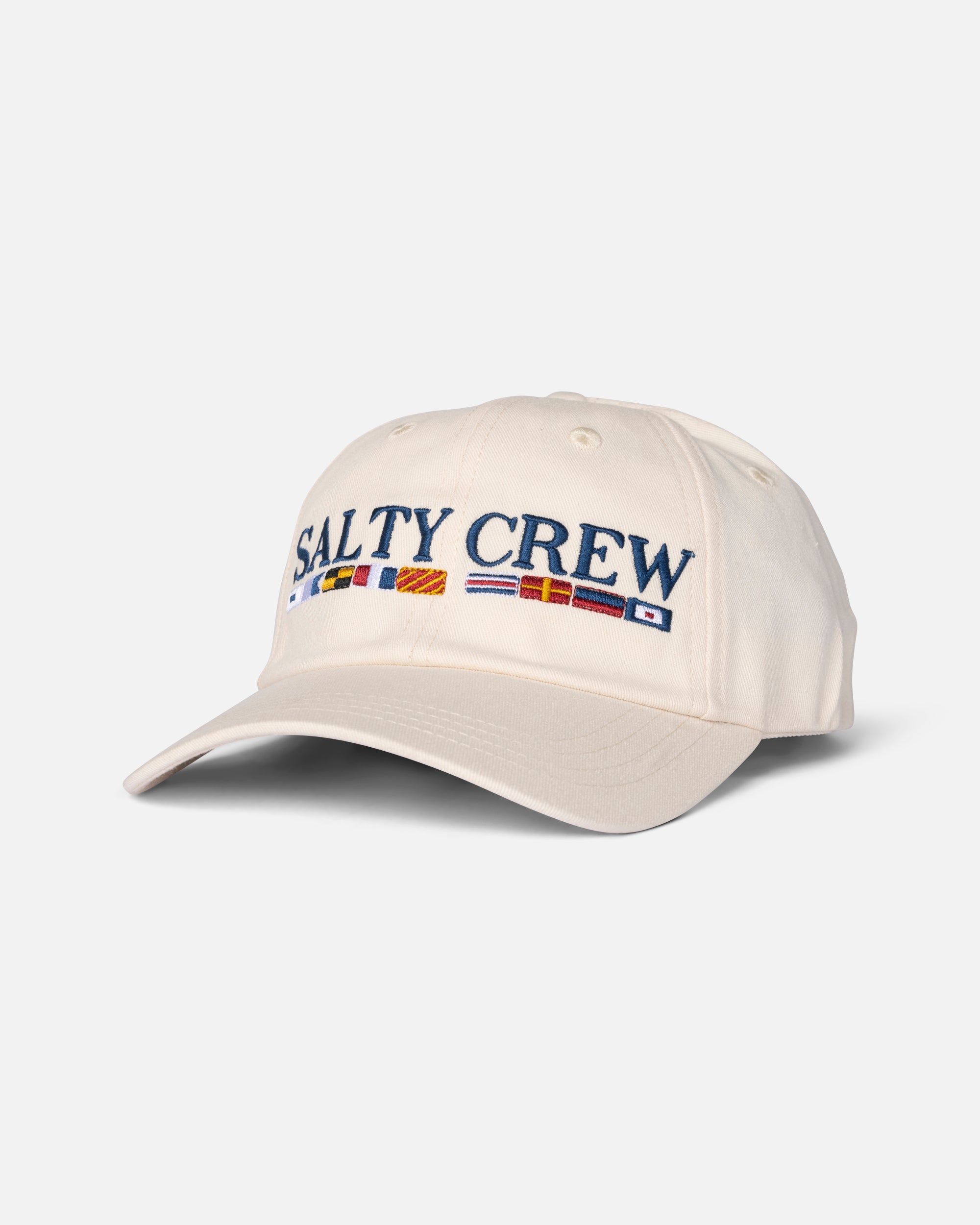 Salty Crew Flag Dad Hat OffWhite OS