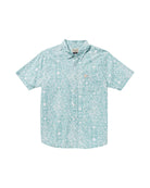 RVCA JACOBS ARCHIVE PRINT SS BN4-BLUE HAZE S