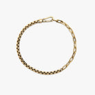 Pura Vida Men's  Bracelet Carabiner GOLD
