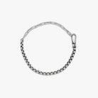 Pura Vida Men's  Bracelet Carabiner SILVER