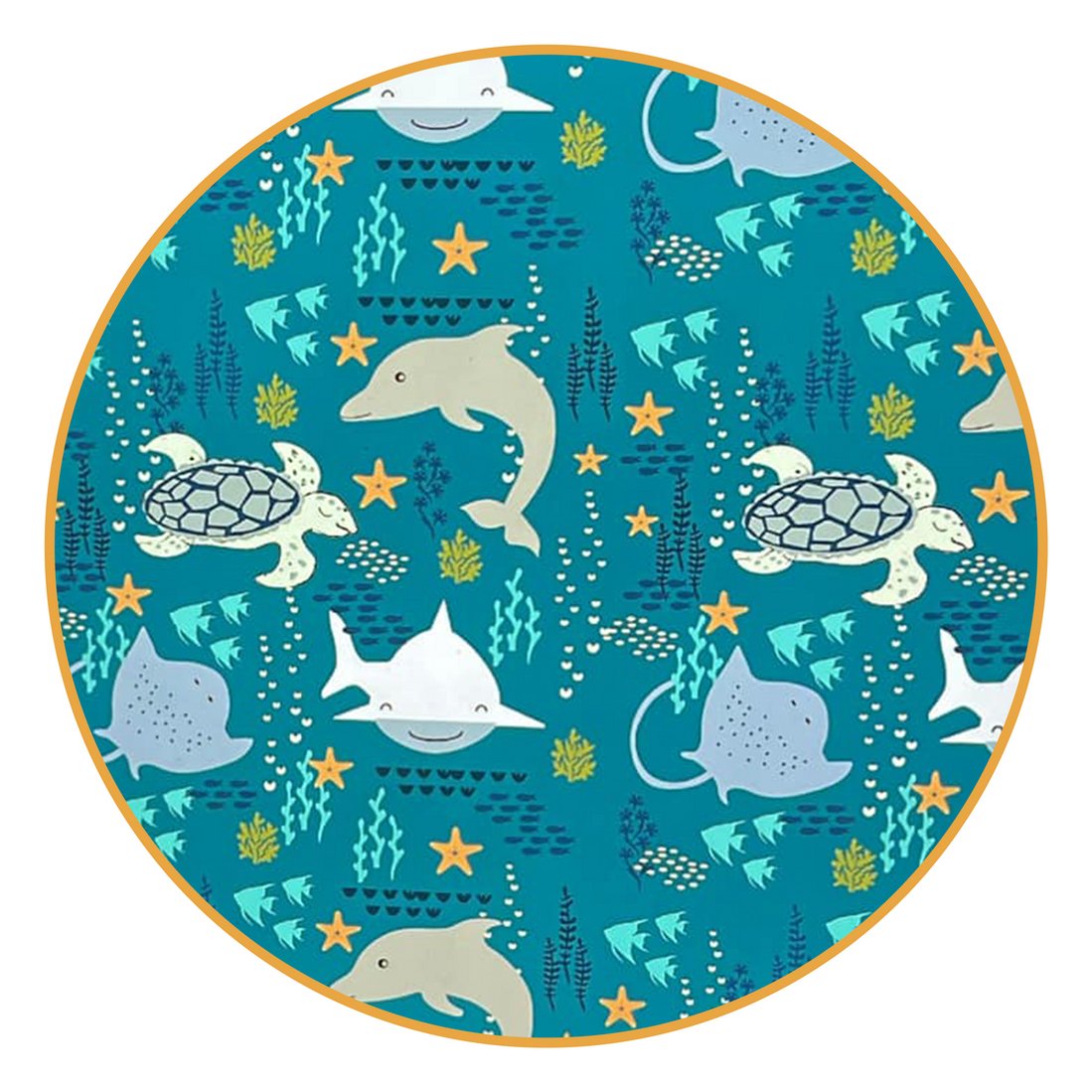Emerson and Friends Boys Swim Trunks  OceanFriends 3-6M