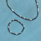 Pura Vida Men's  Bracelet Faceted Pyrite SILVER