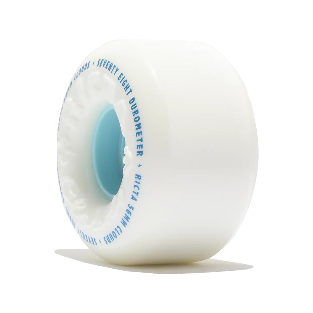 Ricta Clouds Skateboard Wheels White 56 78a