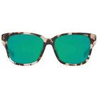 Costa Del Mar May Sunglasses Shiny-Tiger-Cowrie Green Mirror 580G