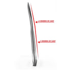 Futures Fins Reverse 3/2 Alpha Twin+1 Twin Fin Set Carbon-Red