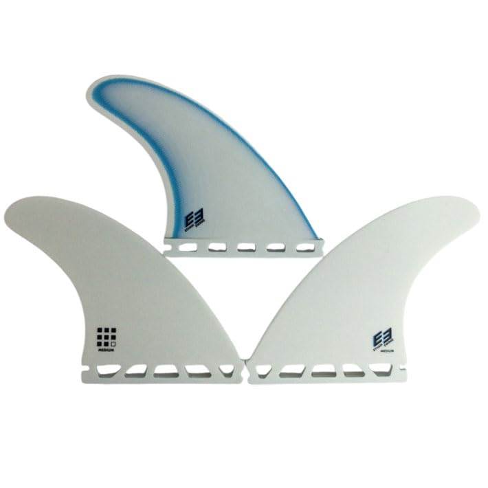 Futures Fins Ethan Ewing Control Series Thruster Fin Set White-Blue M