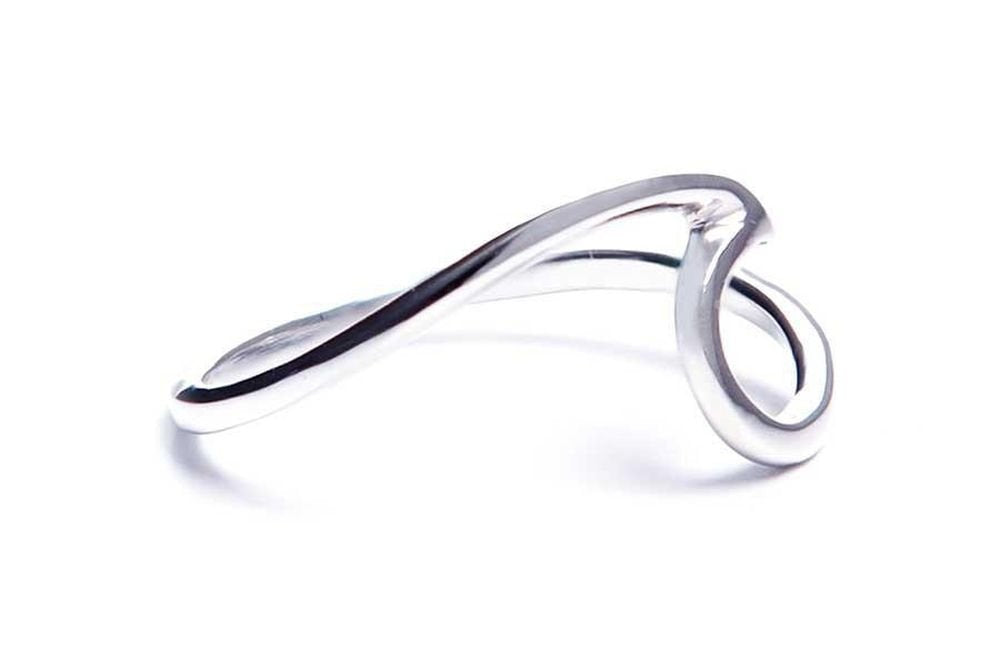 Puravida Silver Wave Ring 9