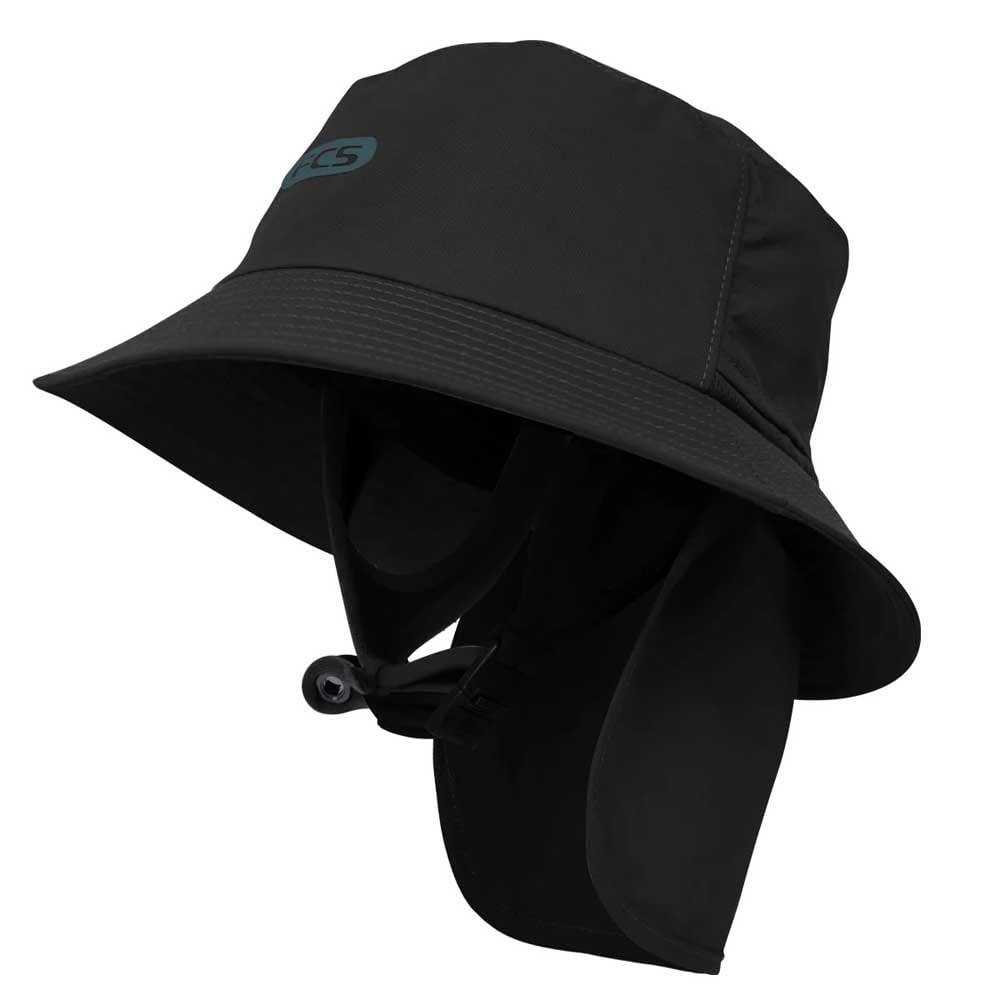 FCS Essential Surf Bucket Hat Black-Teal XL
