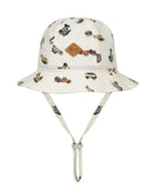 Tank Stream Design Baby Boys Bucket Hat Bowen  Natural 0-12M
