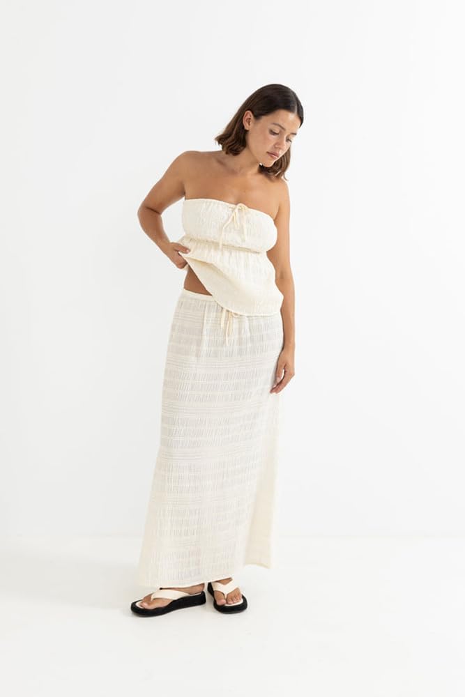 RHYTHM SANDY COVE STRAPLESS TOP NAT-NATURAL 4L