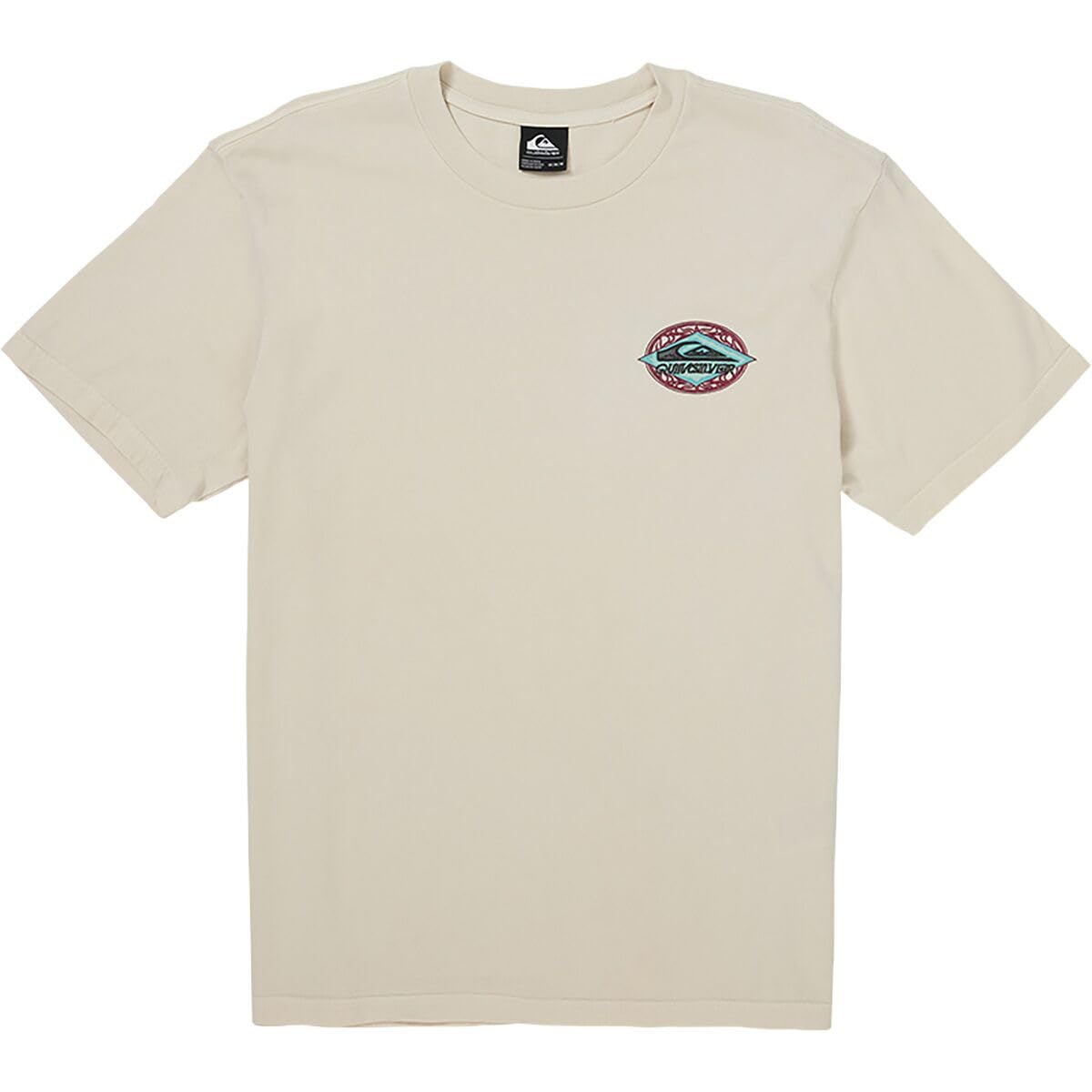 Quiksilver Foil Stamp Pigment-Dyed SS Tee SLR-SILVER BIRCH XXL