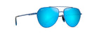 Maui Jim WaiWai Polarized Sunglasses MatteTransBlue BlueHawaii