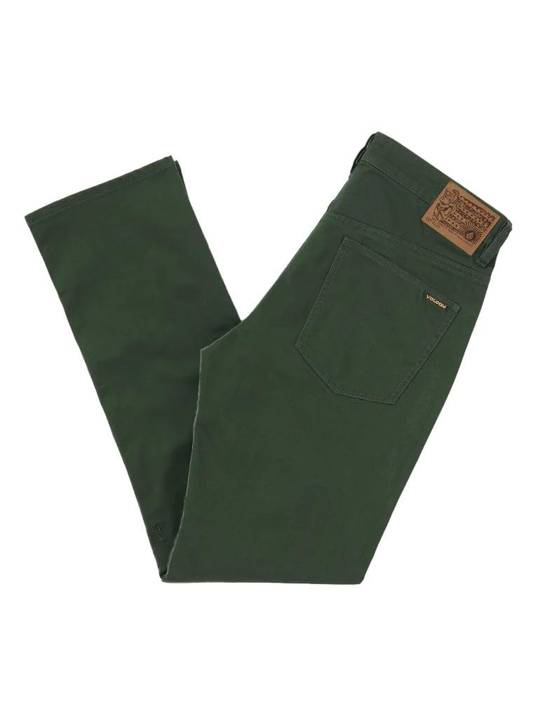 VOLCOM SOLVER 5 POCKET SLUB DST-DARK SLATE 33