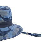 Dozer Boys Bucket Hat Reef  Blue 5+