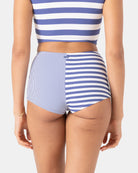 ROXY STRIPE OUT BOY SHORT B62-BIJOU BLUE S