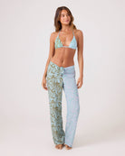 ROXY SEA BLOOM TIE FRONT PANT AMU XS
