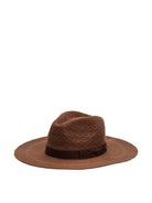 BRIXTON LYONS KNIT PATTERN PACKABLE HAT COFFEE M-L