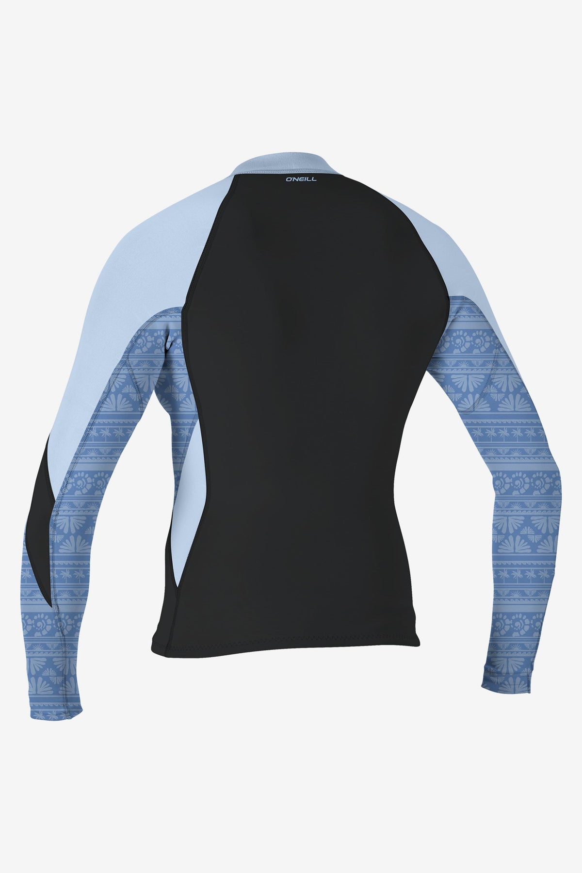 O Neill Womens Bahia 1.0/0.5mm Full Zip Wetsuit Jacket IQ6-TEMPSTEEL/SURFAB/CHAMBLU 4